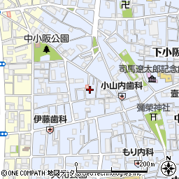 大阪府東大阪市下小阪1丁目21周辺の地図
