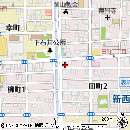 ピザベリーズ田町店周辺の地図
