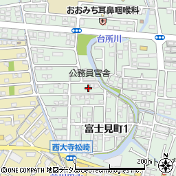 岡山県岡山市東区富士見町1丁目6周辺の地図