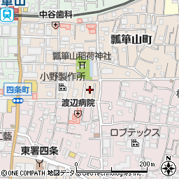 大阪府東大阪市瓢箪山町9周辺の地図