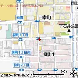 弁兵衛 岡山店周辺の地図