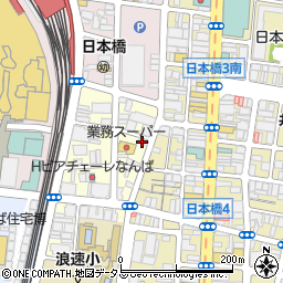 セブンイレブン大阪日本橋西１丁目店周辺の地図