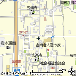 奈良県奈良市杏町303周辺の地図