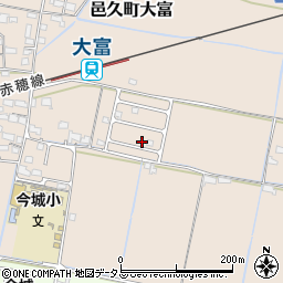 岡山県瀬戸内市邑久町大富480-36周辺の地図