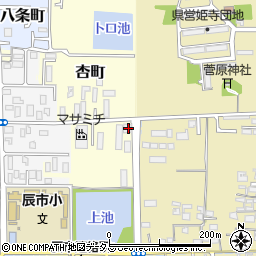 奈良県奈良市杏町579周辺の地図