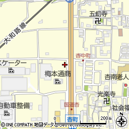 奈良県奈良市杏町294周辺の地図