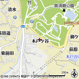 兵庫県神戸市須磨区多井畑木戸ケ谷周辺の地図