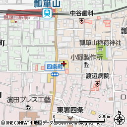 イオンフードスタイル瓢箪山店周辺の地図