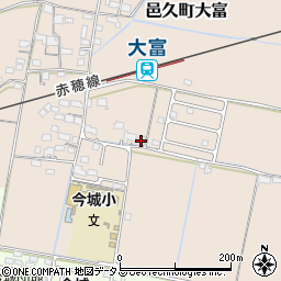 岡山県瀬戸内市邑久町大富487周辺の地図