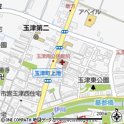 神戸市役所教育委員会　事務局玉津南公民館周辺の地図