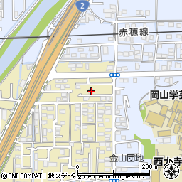 岡山県岡山市東区西大寺中野3-11周辺の地図