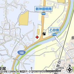 ａｕショップ生駒南店周辺の地図