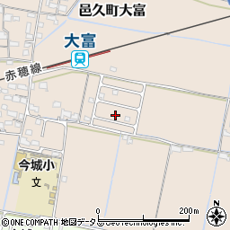 岡山県瀬戸内市邑久町大富480-35周辺の地図