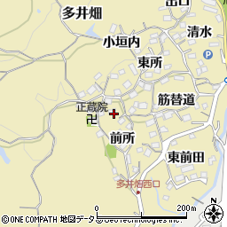 兵庫県神戸市須磨区多井畑周辺の地図