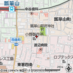 大阪府東大阪市瓢箪山町5周辺の地図