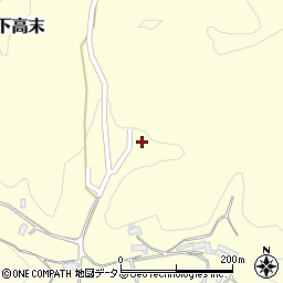 岡山県小田郡矢掛町下高末1999周辺の地図