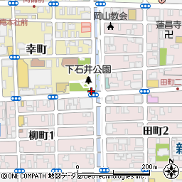 下石井公園トイレ周辺の地図