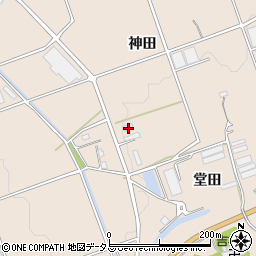 愛知県豊橋市西赤沢町神田周辺の地図