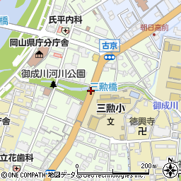 古京周辺の地図
