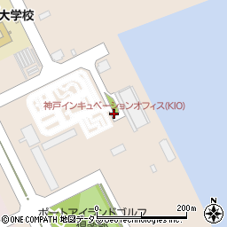 神戸インキュベーションオフィス﻿(KIO)周辺の地図