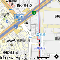 セブンイレブン神戸梅ヶ香町２丁目店周辺の地図