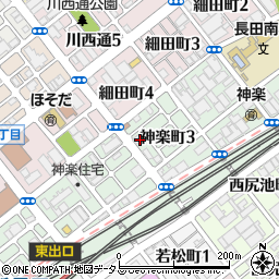 神戸サンビル周辺の地図