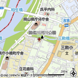 岡山県土地改良事業団体連合会　水土里情報課周辺の地図