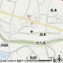 愛知県田原市相川町周辺の地図