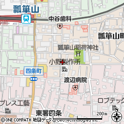 大阪府東大阪市瓢箪山町5-14周辺の地図