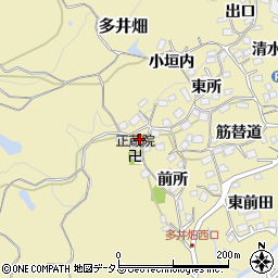 兵庫県神戸市須磨区多井畑西所周辺の地図