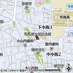 司馬遼太郎記念館 カフェコーナー周辺の地図