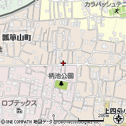 大阪府東大阪市瓢箪山町25-18周辺の地図