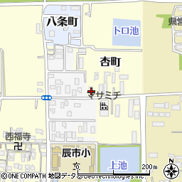 奈良県奈良市杏町545周辺の地図