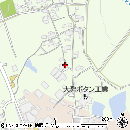三重県名張市東田原2052周辺の地図