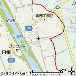岡山県倉敷市日畑周辺の地図