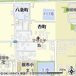 奈良県奈良市杏町546周辺の地図