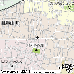 大阪府東大阪市瓢箪山町25-19周辺の地図