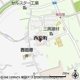 三重県名張市西原町2986周辺の地図