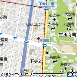 関西マツダ下寺町店周辺の地図