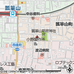 大阪府東大阪市瓢箪山町5-17周辺の地図