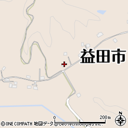 島根県益田市左ヶ山町420周辺の地図