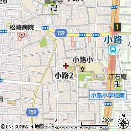 大阪府大阪市生野区小路周辺の地図