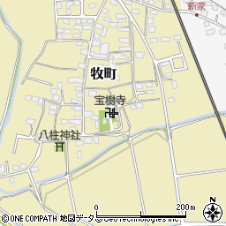 三重県津市牧町304周辺の地図