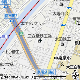 三立電器工業株式会社周辺の地図