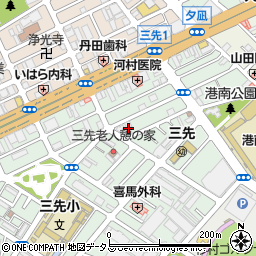 平山工業事務所周辺の地図