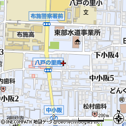 大阪府東大阪市下小阪4丁目3-32周辺の地図
