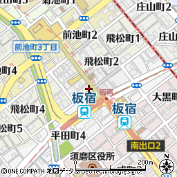 ＩＴＴＯ個別指導学院板宿校周辺の地図