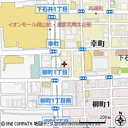 岡山県岡山市北区幸町8周辺の地図