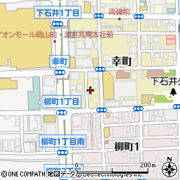 岡山県岡山市北区幸町9-21周辺の地図