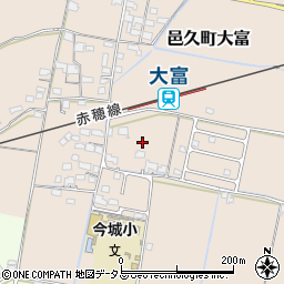 岡山県瀬戸内市邑久町大富502周辺の地図